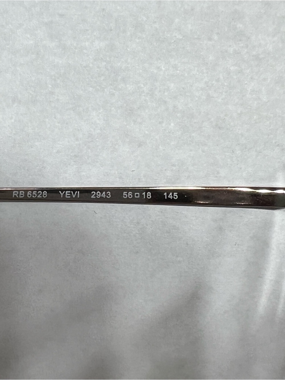 Ray-Ban 6528 Yevi Slim Metal Eyeglass. - Picture 5 of 5
